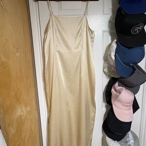 Chic Cream Midi Dress